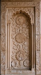 Floral Motifs Adorning the Mihrab
