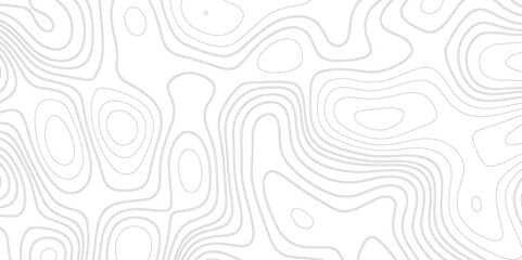 Topography grid contour map on white background, Topographic contour lines map seamless pattern. luxury topographic wavy pattern and geographic grid map design .