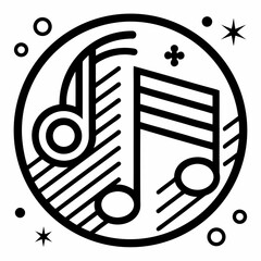 music notes background