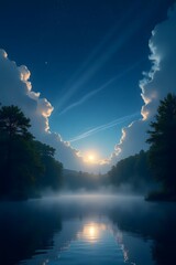 sunrise over the sea