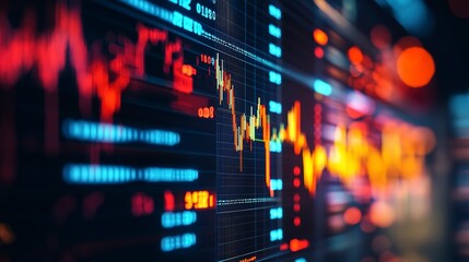 Stock market sector heatmap displaying performance metrics and trends in real-time analysis