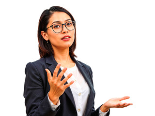 Businesswoman Giving a Presentation