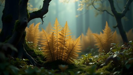 morning in the forest