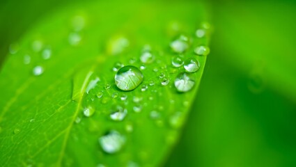 Green leaf background close up view. Nature foliage abstract of leave texture for showing concept of green business and ecology.