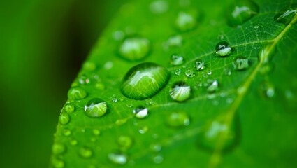 Green leaf background close up view. Nature foliage abstract of leave texture for showing concept of green business and ecology.