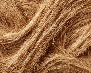 Fototapeta premium Light Brown Natural Fiber Texture Background