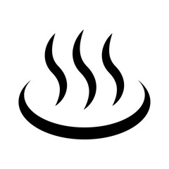 温泉マークのアイコンイラスト001