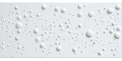 Braille Learning Tile on Transparent Background