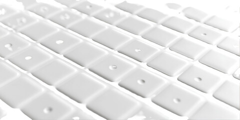 Braille Learning Tile on Transparent Background