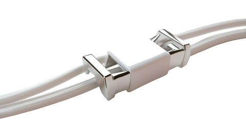 Cable Management Clips on Transparent Background