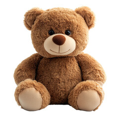 Obraz premium Soft toy isolated on transparent background.