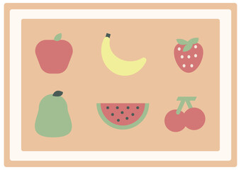 Fruits Poster School Decoration