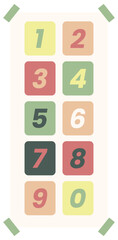 Number Poster Decoration