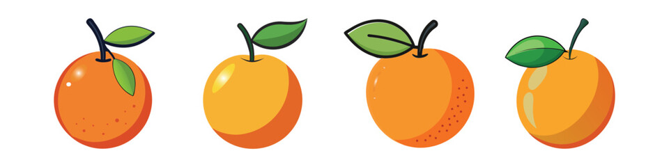 Flat Nance Fruit Illustration Tropical Golden Spoon and Vitamin C Vector Icon