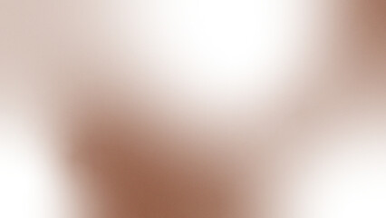 Brown beige tan white abstract background. Color gradient ombre blend. Smooth transition. Bright light glow shimmer metallic soft blur. Warm tone fade. Noise grain texture mesh design