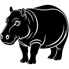Fototapeta premium rhino vector illustration