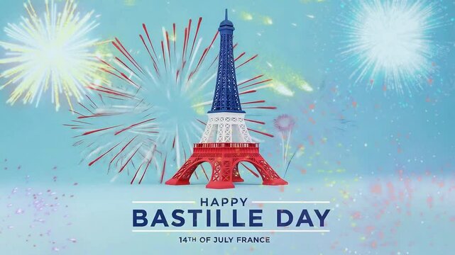 happy bastille day France full hd video