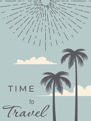 travel concept poster