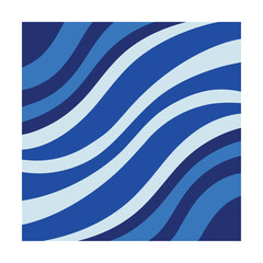 Obraz premium Abstract Wavy Lines in Blue Tones for Modern Backgrounds and Designs