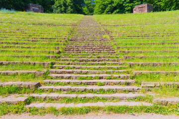 Staircase Leading Up to Thingstaette Theatre in Heidelberg