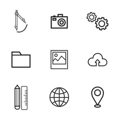 Essential Icon Collection: A clean, minimalist illustration presenting a comprehensive suite of essential icons, designed with a focus on simplicity and functionality.