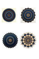 vector illustration of a set of floral ornaments