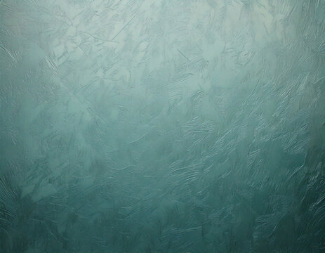 extured background in muted teal and grey hues features a subtle, organic pattern reminiscent of frosted glass or a delicate fabric weave. The soft color palette creates a calm and understated visual.