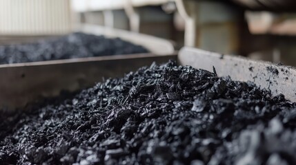 Naklejka premium Biochar for Carbon Sequestration in Sustainable Agriculture Practices