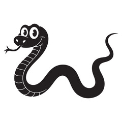 High Quality Snake Silhouette Vector Collection  Bold and Striking Reptile Illustrations for Tattoo Art, Branding Projects, T-Shirt Prints, Jungle Wildlife Themes and Horror or Tribal Design Concepts.