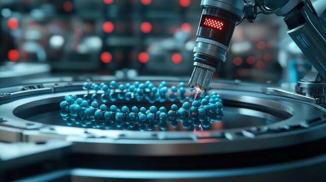 Advanced Robotic System for Automated Peptide Synthesis Process