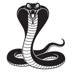 Fototapeta premium High Quality Snake Silhouette Vector Collection Bold and Striking Reptile Illustrations for Tattoo Art, Branding Projects, T-Shirt Prints, Jungle Wildlife Themes and Horror or Tribal Design Concepts.