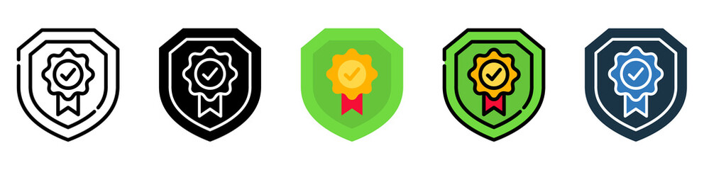 Reliability icon multiple style 