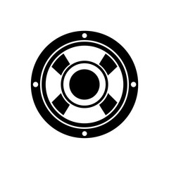 Surround Sound Icon Vector Flat Clean Look