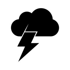 Thunderstorm Sound Icon Vector Flat Clean Look