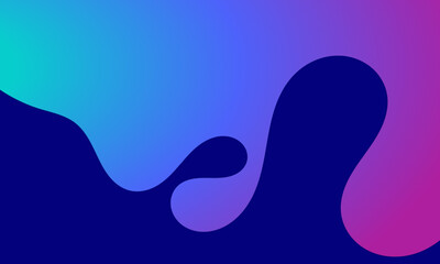 Colorful abstract background with smooth gradient shapes in blue, cyan and magenta. Ideal for modern web design, presentations and digital content.
