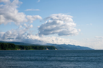 日本の北海道の道東の美しい風景