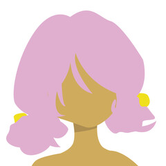 Wavy Medium-Length Anime Hair - Character Design