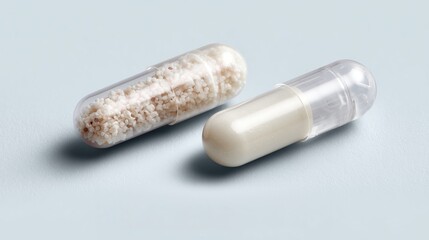 Side-by-side comparison of two fragrance capsules. Clean product-style background.