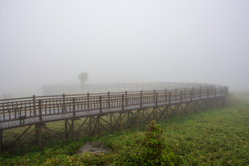日本の北海道の道東の美しい風景