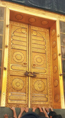 Makkah Saudi Arabia 29 June 2025 Masjid Al Haram Kaaba Door 4K Ready to Print