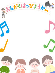 音楽発表会のチラシ・ポスター作成用テンプレート