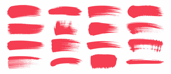 Red brush strokes, paint, artistic, grunge, design element, texture, illustration, background, creative, abstract