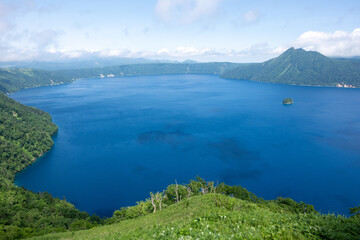 Fototapeta premium 日本の北海道のとても美しい摩周湖の景色