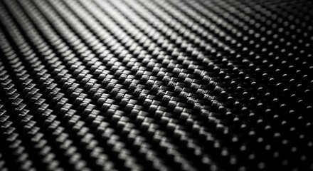Abstract Black and White Carbon Fiber Texture Background