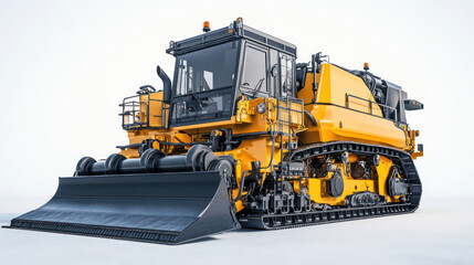 Fototapeta premium Powerful heavy equipment built for extreme tasks in construction or mining.