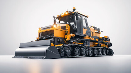 Obraz premium Powerful heavy equipment built for extreme tasks in construction or mining.