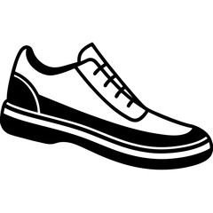 sport shoes vector illustration