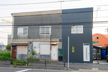 Naklejka premium 日本の北海道の道東の古くてとても美しい建造物