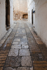 Picturesque glimpse in Ostuni, Puglia, Italy