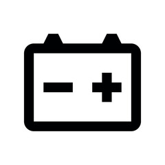 Illustration of battery icon vector illustration for car auto power energy charge electric automotive symbol battery sign vector